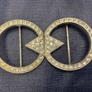 Goody brand vintage rhinestone belt buckle